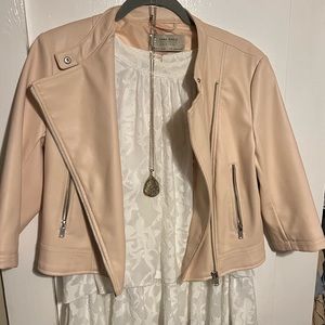 Zara Cropped Pink Jacket-NEW